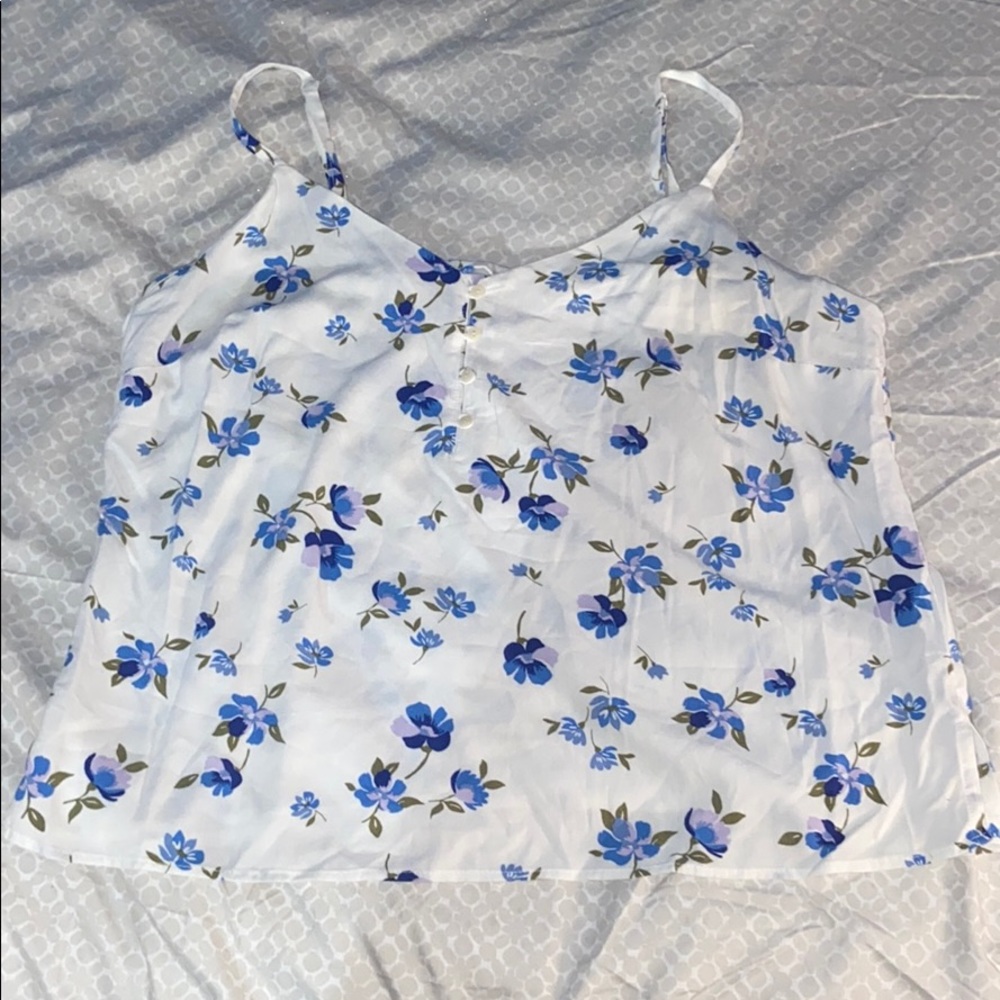 floral blouse